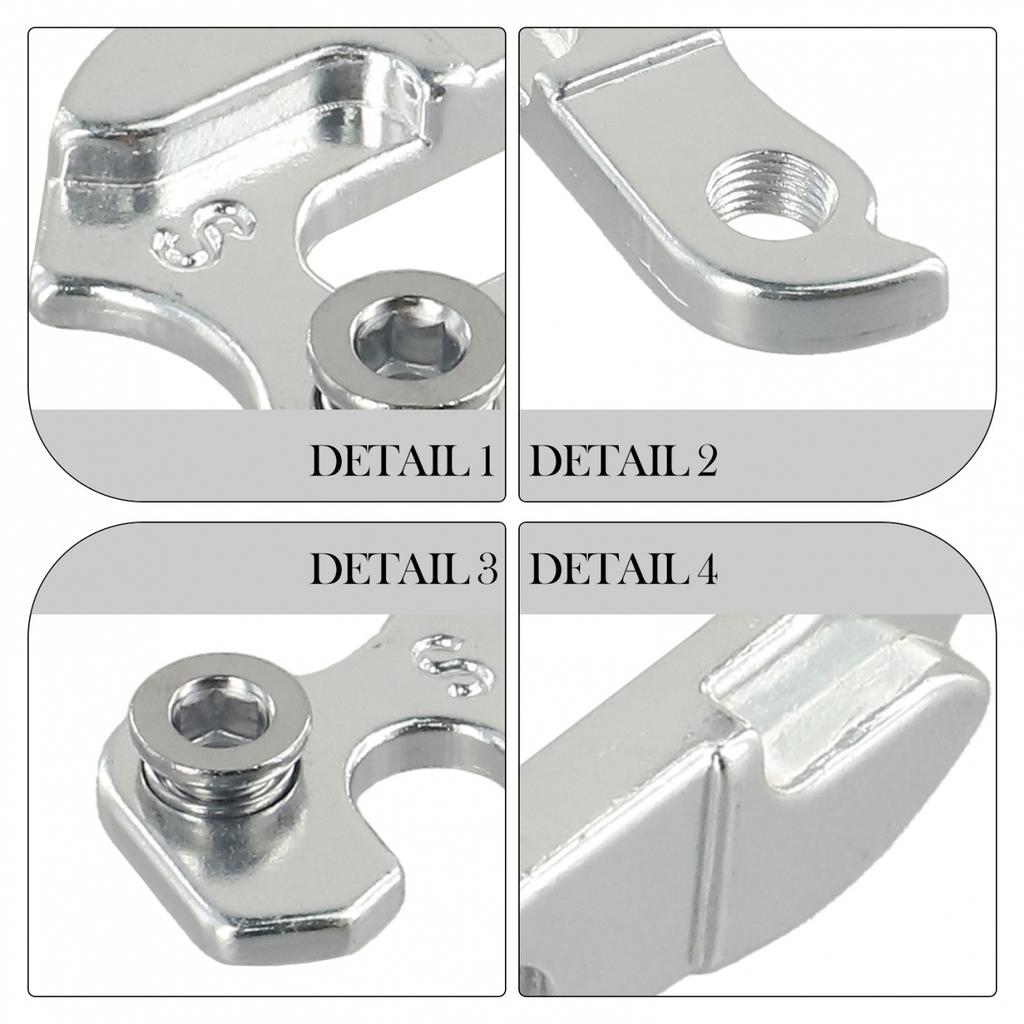 MECH HANGER Tail Hook REAR DERAILLEUR Silver Aluminum Alloy