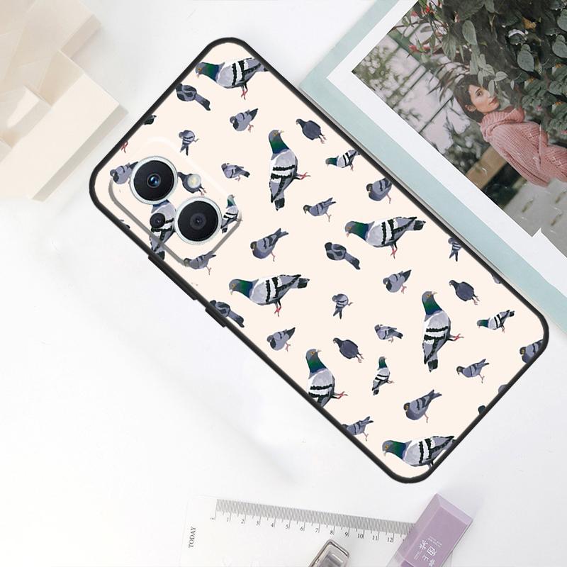 Чехол-коллаж с голубями для OPPO Reno 10 Pro 11 F 8T 4Z 5Z 4 5 6 7 8 Lite OPPO Find X5 X6 Pro X2 X3 Lite
