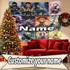 Custom Name Personalized Demon Slayer Print Tapestry, Wall Art Decor, Bedroom, Dorm, Apartment, LivingRoom, Party Backdrop, Gift for Birthday