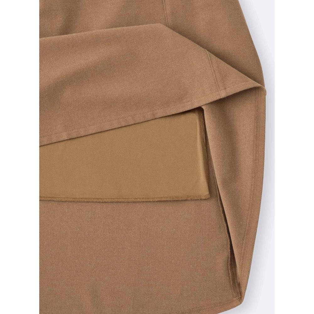 Юбка-клёш с брашировкой Gu