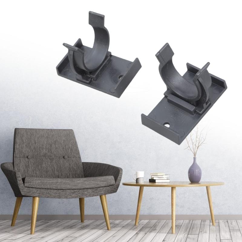 20Pcs Cabinet Kick Buckle Furniture Leg Plinth Clip Plastic Furniture Leveling Feet Clip for 32-42mm Kitchen Feet