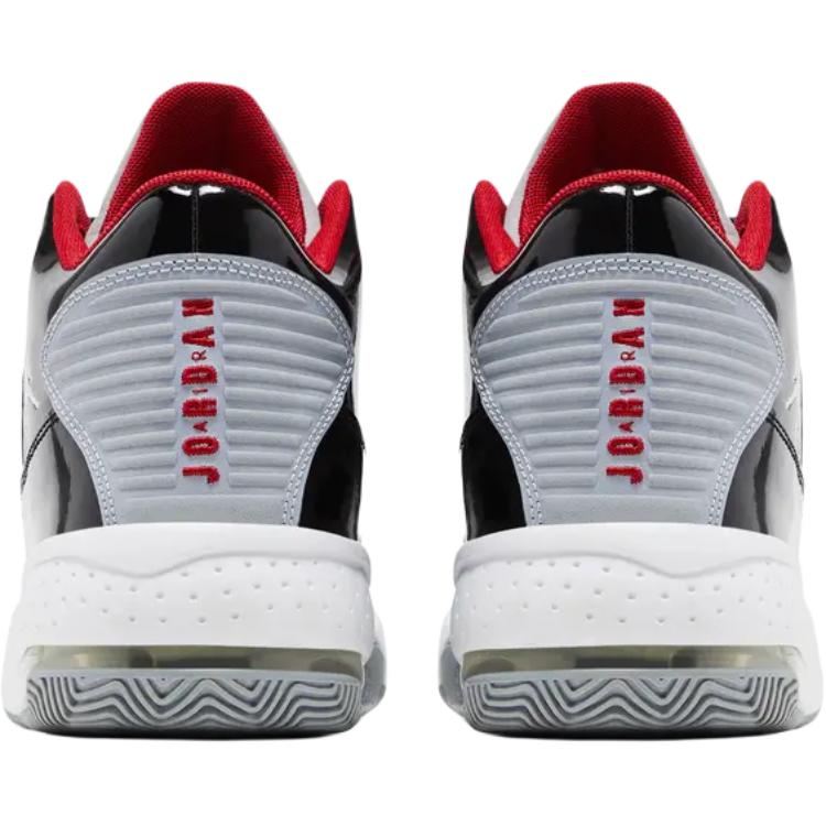 Jordan Max Aura 2 Нескользящие Устойчивые к истиранию Средние Детские Баскетбольные Кроссовки Черные Унисекс CN8094-006