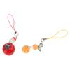 Модный брелок для мобильного телефона Стильная цепочка для телефона с помидором и апельсином Универсальное украшение-брелок для сумок и кошельков