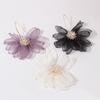 Mesh Flower Bohemian Beach Women Earrings Korean Style Jewelry Flower Drop Earrings Fresh Earrings