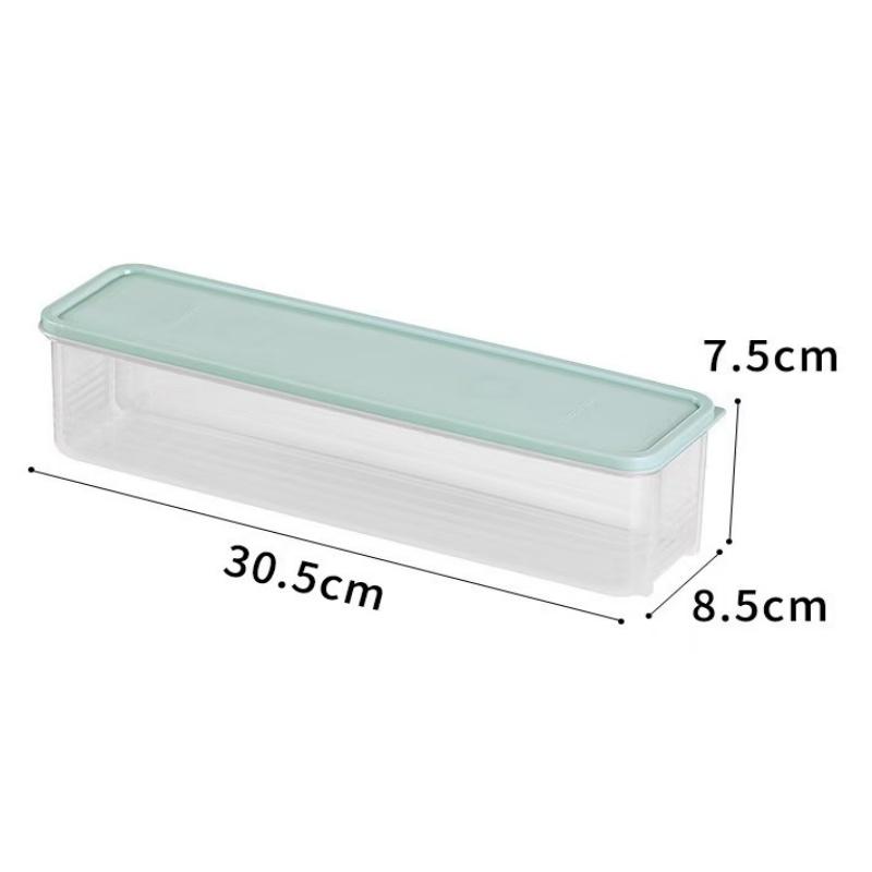Noodle Storage Box Refrigerator Fresh Food Box Pasta Sealed Container With Lids Kitchen Classification Organizer 30.5*8.5*7.5CM