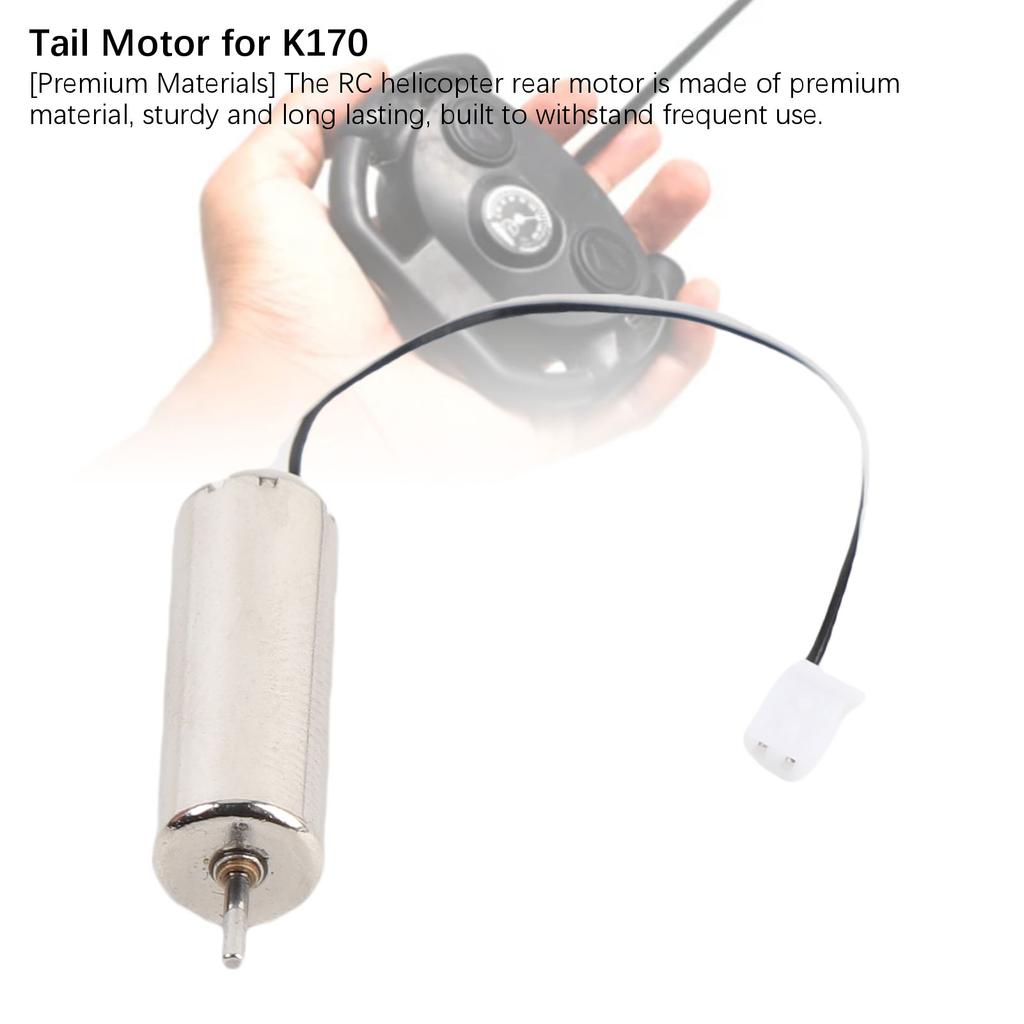 RC Helicopter Tail Motor for K170 RC Helicopter Spare Part Replacement Rear Motor
