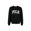 Polo Ss23 Letter Logo Printed Crewneck Sweatshirt Men Sweatshirt Black 710890191-001