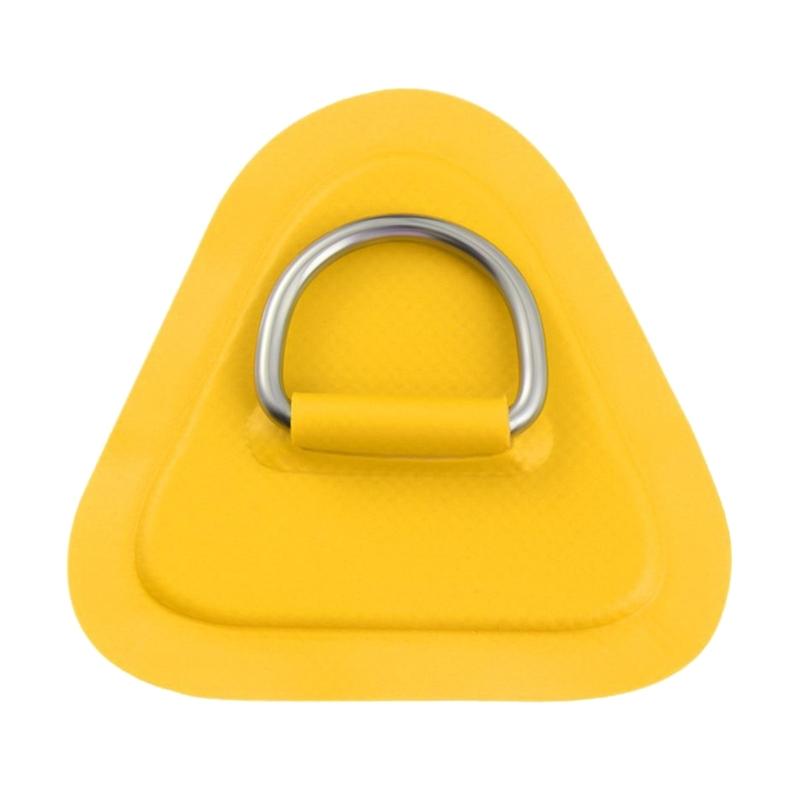 6 шт. Нержавеющие ПВХ Патчи для Сапборда Каяк D-Кольца Крючки Каяк D-Кольца Накладка с Банджи Веревкой для Палубы Каяка