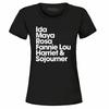 Inspirational Female Black Leaders Women's T-Shirt Black History BLM Shirts