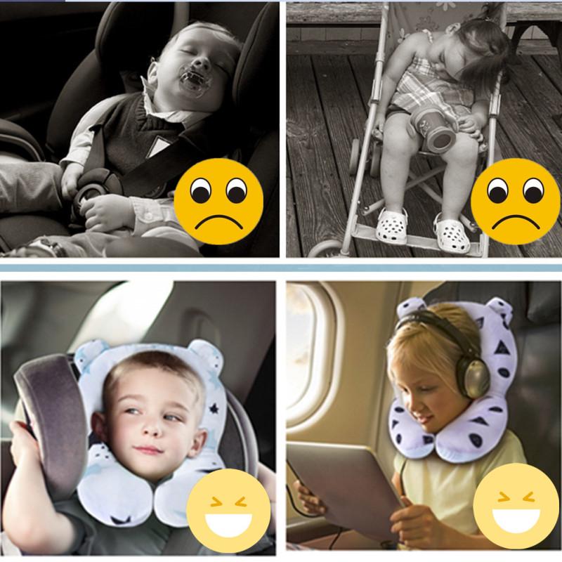 Fashion Concave Baby Pillow Neck Head Support Cushion For Kids Infant Sleeping