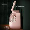 Dustproof Makeup Storage Box with LED Mirror Large Capacity Multiple Compartments Countertop Makeup Storage Organizer