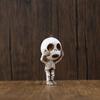 Unique Resin Skull Ornament Hangable Little Ghost Ornament Home Decor Resin Sculpture  Room