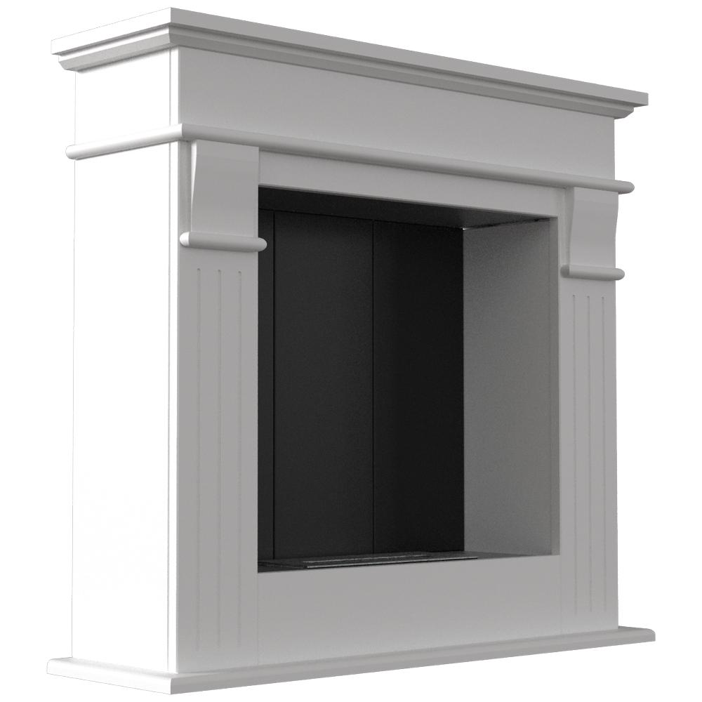 Portal Bioethanol fireplace AUGUST TÜV white self assembly
