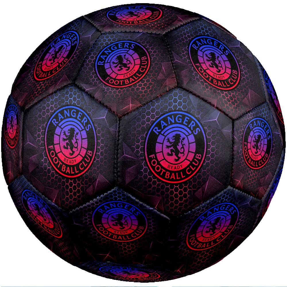 Rangers FC Size 5 Standard Football Durable Training Match Soccer Ball for Adult Outdoor Sports