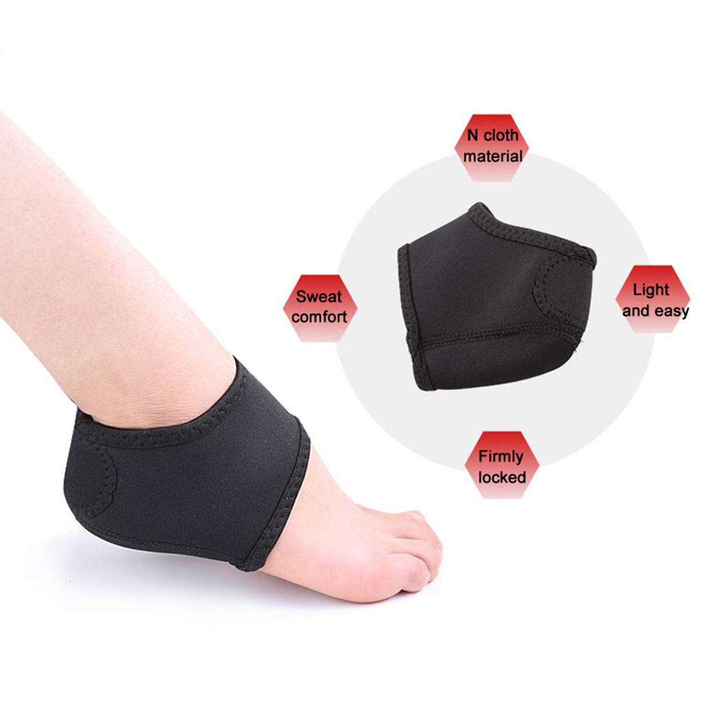 Foot Ankle Pads Cushion Heel Protectors Plantar Fasciitis Pain Relief Ankle Socks for Sports Protection Training