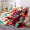 Gamer Blanket  Genshin Impact Blanket Sofa Bed Living Room Warm Travel Blanket Air Conditioning Blanket