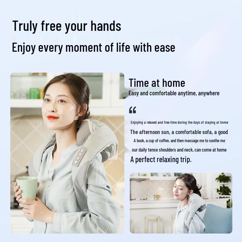 Breo SK-012 Hands-Free Shoulder, Neck & Back Massager