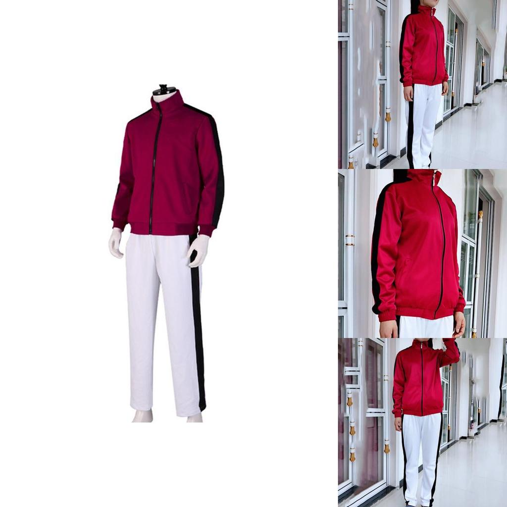 Стильный костюм для косплея Хайкюу Мия Ацуму свободного кроя с сетчатой подкладкой