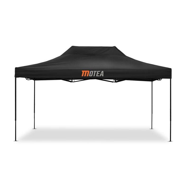 Pavillon pliable - Tourtecs 3x4,5m - Imperméable - Structure en acier - Hauteur réglable jusqu'à 3,4m