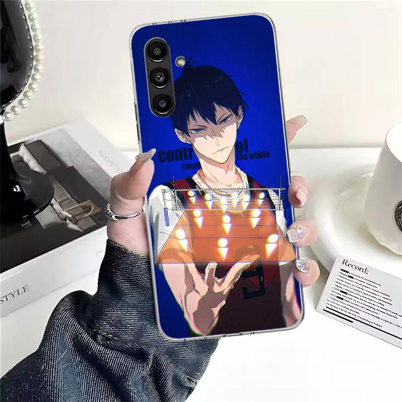 Чехол для телефона Haikyuu Oya Волейбол Аниме для Samsung Galaxy A13 A14 A15 A16 A17 A53 A54 A55 A56 A57 A33 A34 A35 A36 A37 A23 A24 A