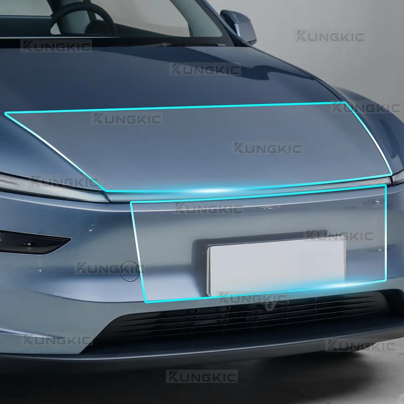 TPU Protective Film For Tesla Model Y Juniper Launch 2025 2026-UP Front Door Rear Door Extended Bumper Lamp Invisible Car PPF