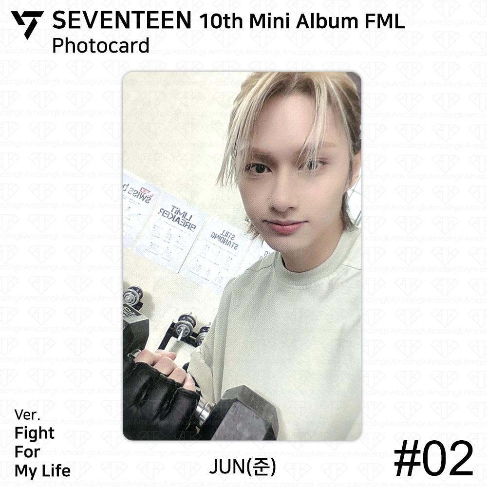 Seventeen 10-й мини-альбом FML Официальная фотокарточка K-POP KPOP Мингю Вону Хоши