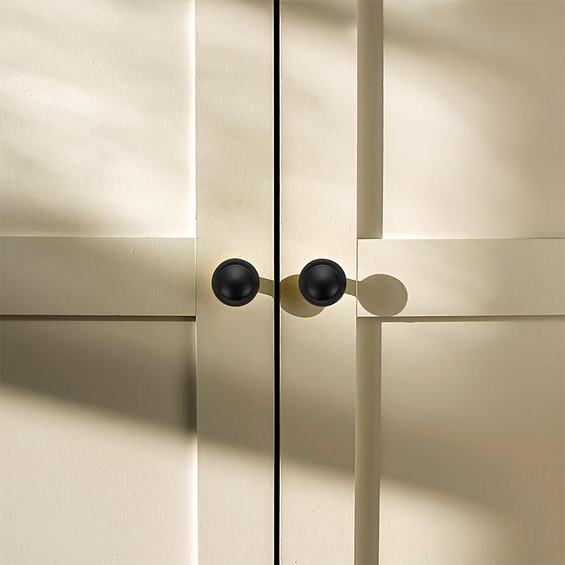 20 шт. Ручки для шкафа, матовые черные ручки для ящиков комода, ручки для дверей шкафа, с винтами