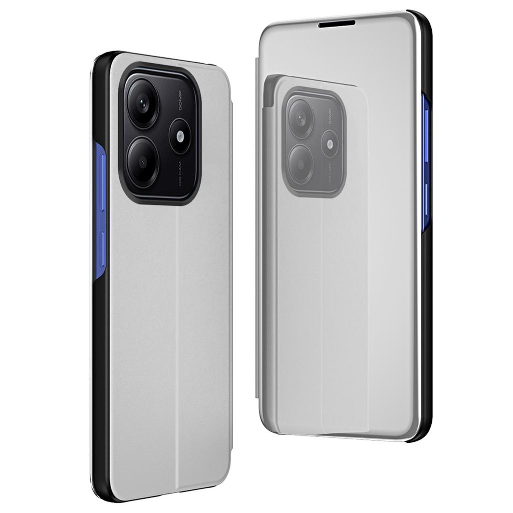 For Xiaomi Redmi Note 14 4G (164.84mm) Case View Window Stand Leather Flip Phone Cover