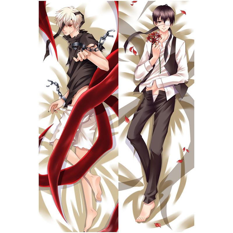 Аниме Токио вурдалак наволочки Kaneki Ken маска Touka Touka Kirishima Dakimakura чехол двустороннее постельное белье обнимающая наволочка для тела