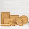 Tableware Round Storage Pallet Household Candy Holder Tea Tray Serving Tray Dessert Dinner Plate