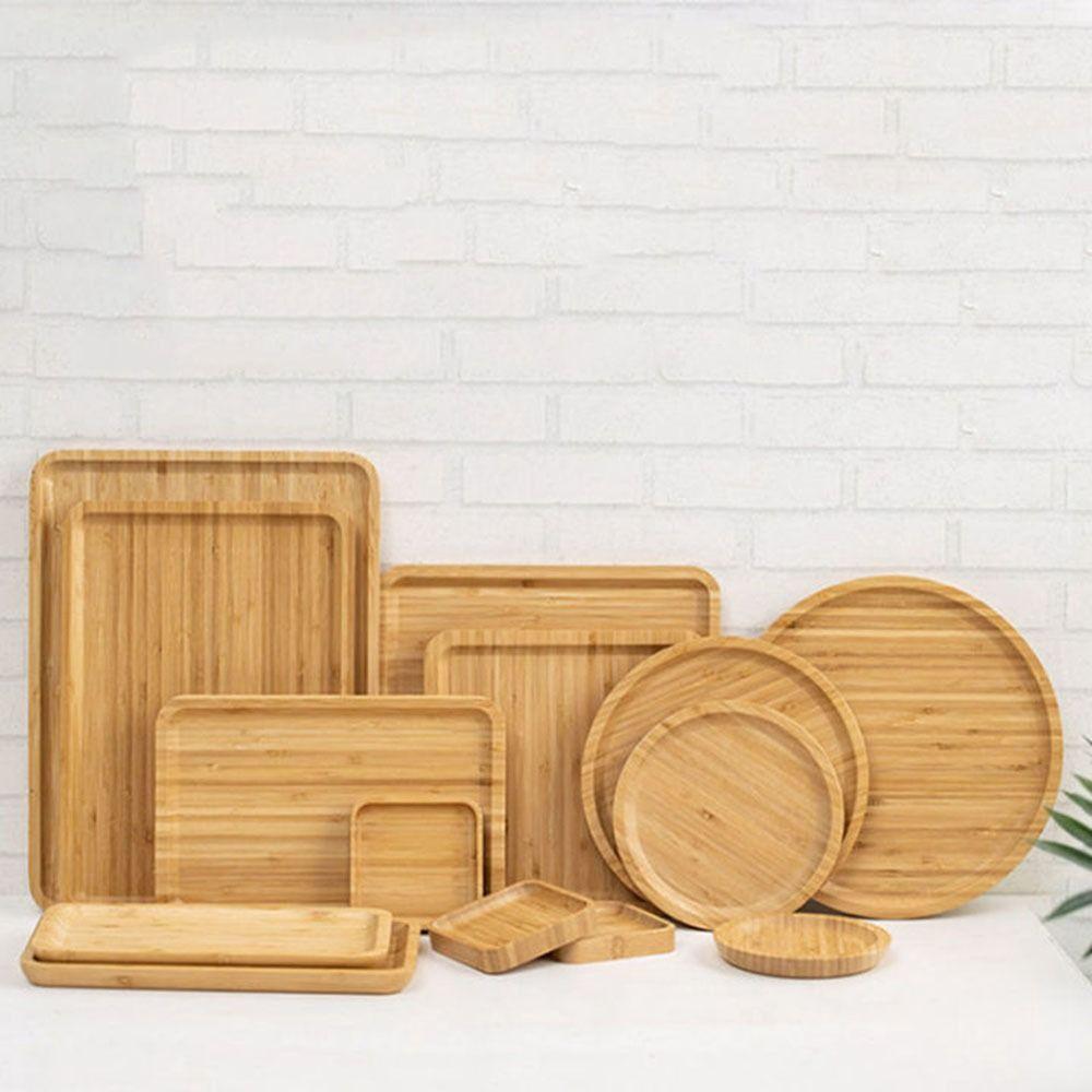 Storage Pallet Round Fruit Plate Tableware Dessert Dinner Plate Serving Tray Tea Tray Candy Holder