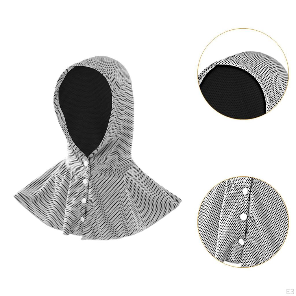 Охлаждающее полотенце с капюшоном, быстросохнущее, для шеи и лица, для погоды на открытом воздухе