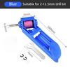Точилка для сверл 2-12,5 мм, портативный корундовый шлифовальный круг, точилка для сверл, шлифовальная машина, детали инструментов с приводом от сверл