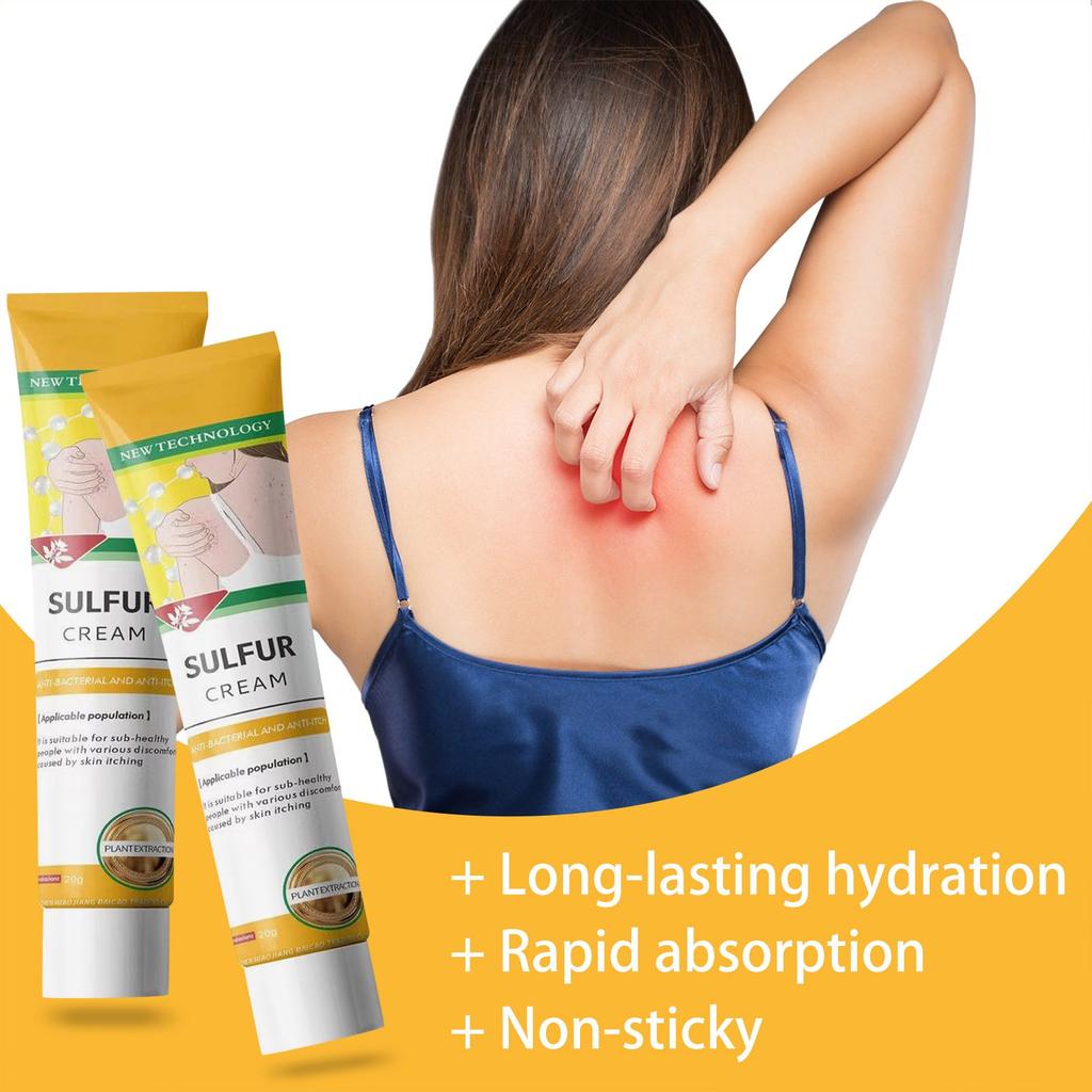 Sulfur Ointment Cream Herbal Ointment For External Use On Skin