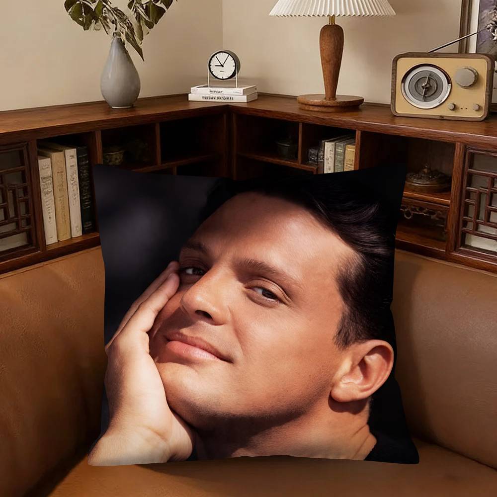 Singer LLuis Miguel Pillow Case Fashion Square Pillowcase Bedroom Sofa Room Ins Decoration Leisure