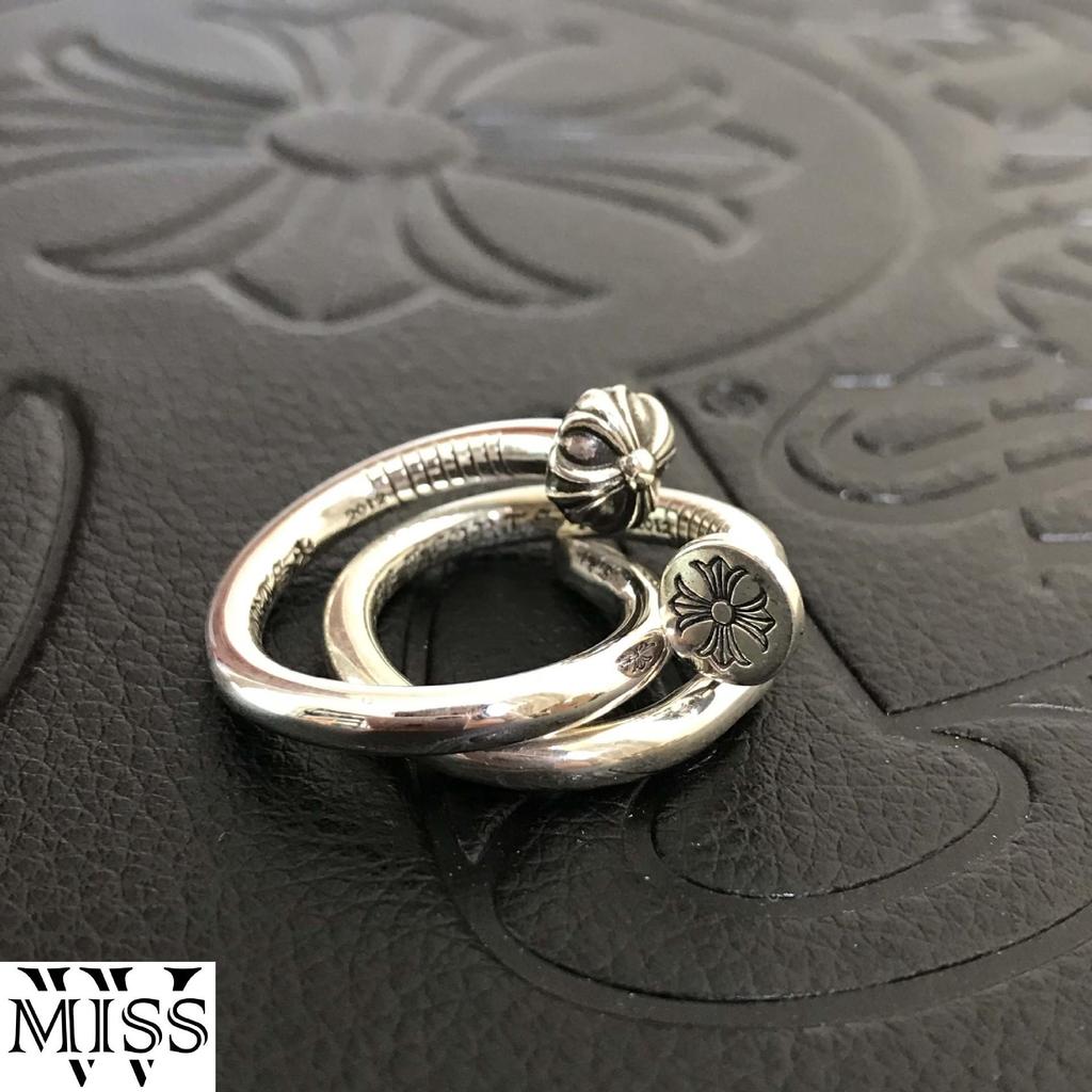 Кольцо из серебра 925 пробы с геометрическим узором в виде креста и цветка в стиле ретро — ювелирные изделия на указательный палец в японском и корейском стиле