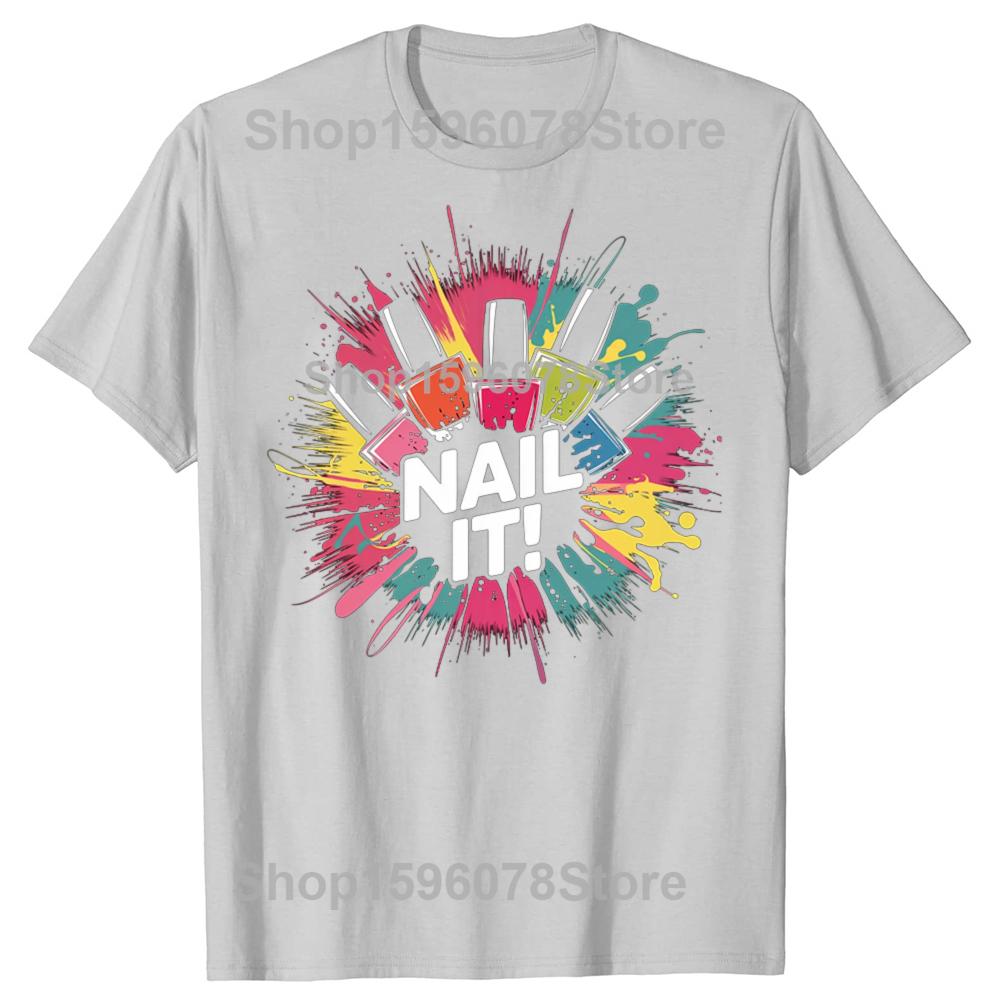 Футболки с графикой Nail Master Техник Красота Нейл-арт Художник Женщины Мужчины Забавные Футболки Графическая Футболка Маникюрный Салон Топы
