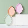 3Pcs Leaves-Shaped Diamond Painting Drill Tray Cross Stitch Tools Beading Plates  Nail Art