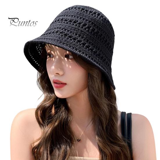 Женская шляпа рыбака с ажурным дизайном, солнцезащитная шляпа с широкими полями, однотонная, V-образная защитная летняя пляжная шляпа