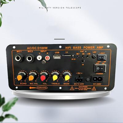 Bluetooth 5.0 Аудио 600 Вт Усилитель Плата D300 Сабвуфер Двойной Микрофон AMP Amplificatore Модуль 12 В 24 В 220 В Медиаплеер