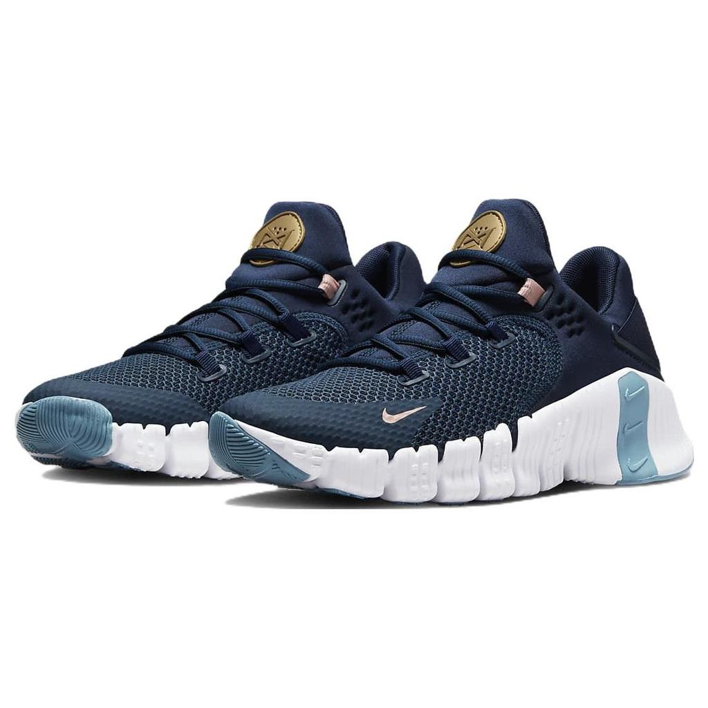 Nike Free Metcon 4 Armory Navy Arctic Orange Кроссовки унисекс Синий лазурный обсидиан CT3886-401