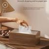 HOMLLY Wooden Mesh Tissue Box