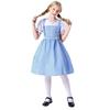 Wizard Of Oz Blue Checkered Costume Dress With Headband For Girls Roleplay Special Characters Included