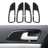 Car Stickers Inner Door Bowl Frame Decoration Carbon Fiber Interior For Alfa Romeo 159 Brera Spider Accessories