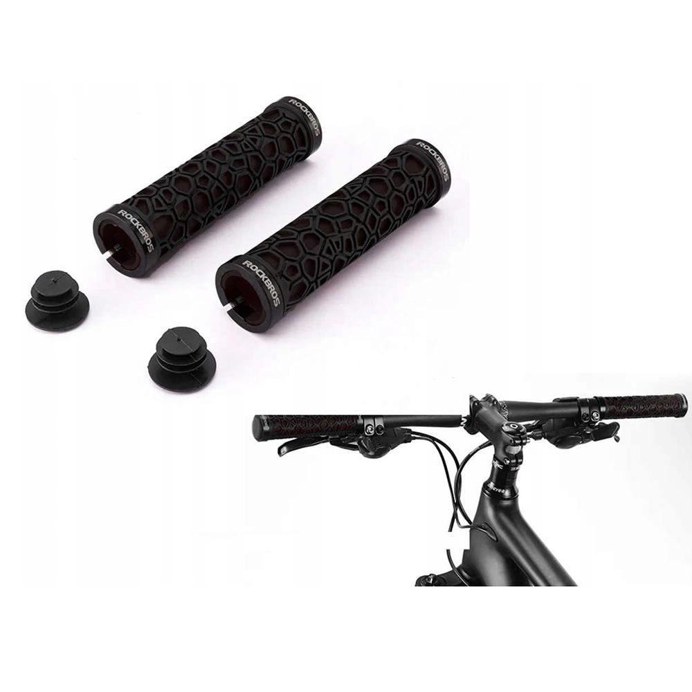 Rockbros 2017-14Abk Bicycle Grips - Black