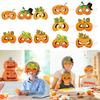 Seasonal Pumpkin Mask Party Prop For Thanksgiving Home Party With Paper Design