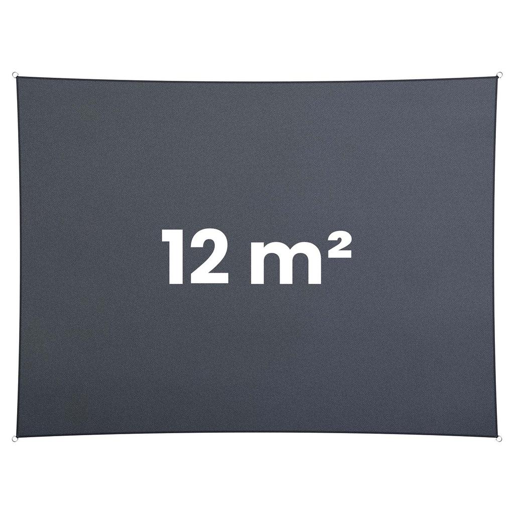 Rectangular Shade Sail 3X4M Plonos Pl-885 Gray