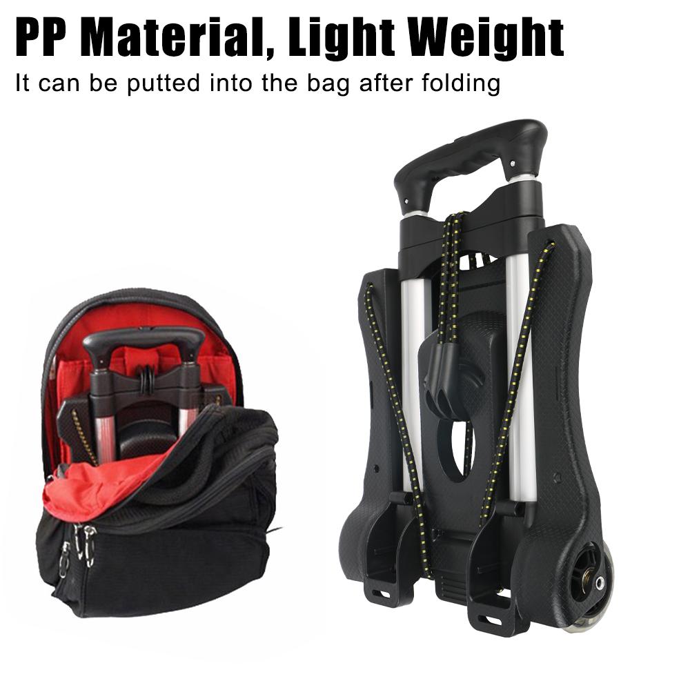 Складная тележка для багажа, портативная, прочная, складная, двухколесная тележка для дома, путешествий, покупок, ручная сумка