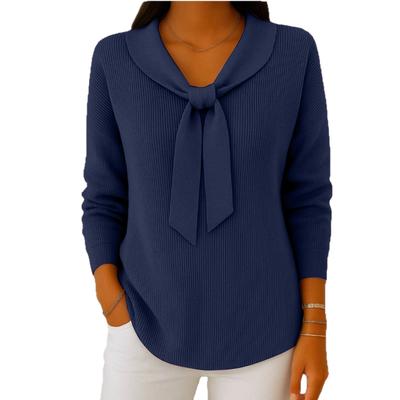 Женский модный повседневный топ с длинными рукавами свободного кроя