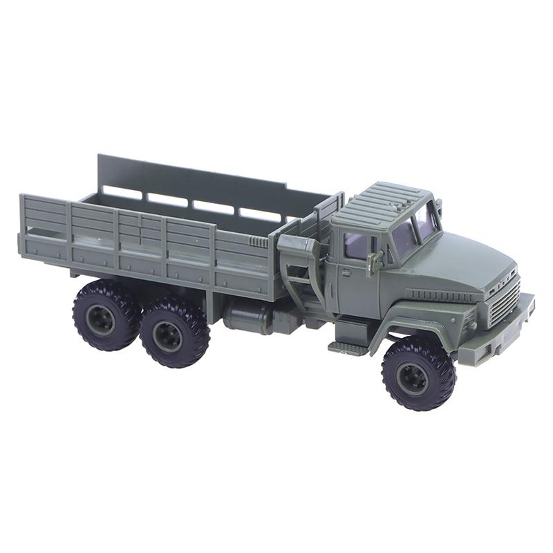 1шт 1:72 Масштабный трактор Краз-260, военный автомобиль, грузовик, игрушечный блок, модель автомобиля, комплект